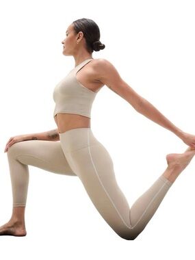 Athleta Women's Transcend Contrast Stitch 7/8 Tight Legging LT